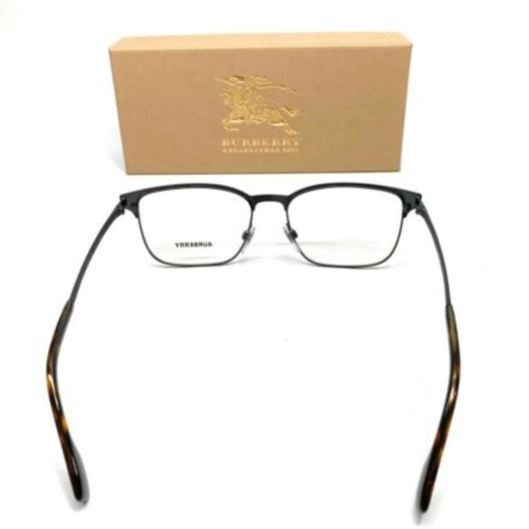 Burberry Men's Green Rubber Rectangle Eyeglasses! - Picture 4 of 4